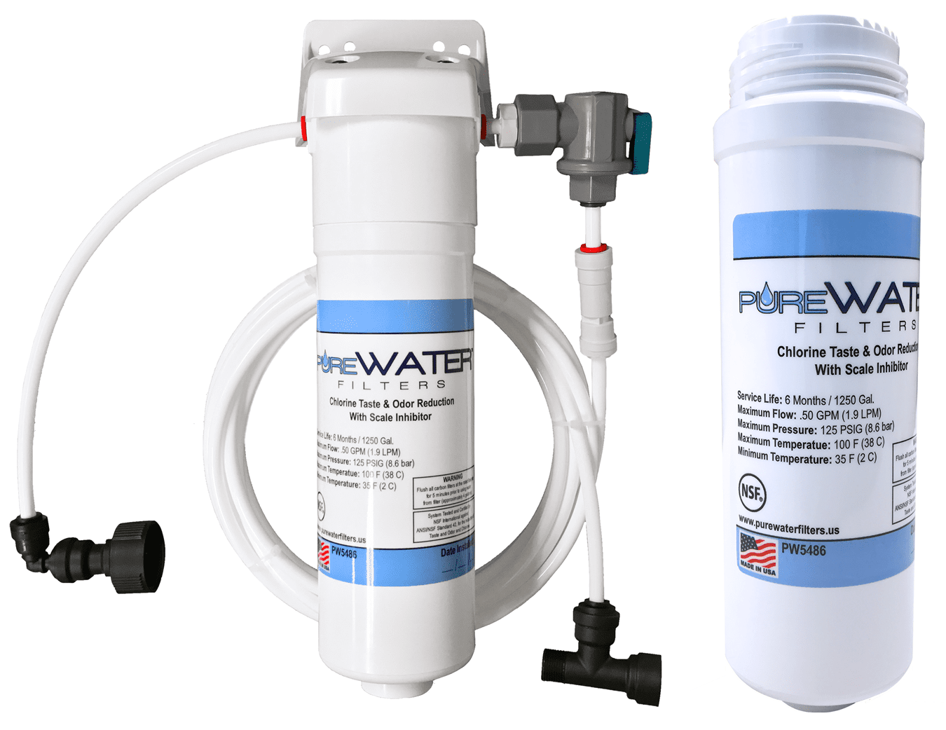 Direct Water Line Filter Kits for Keurig MyKup
