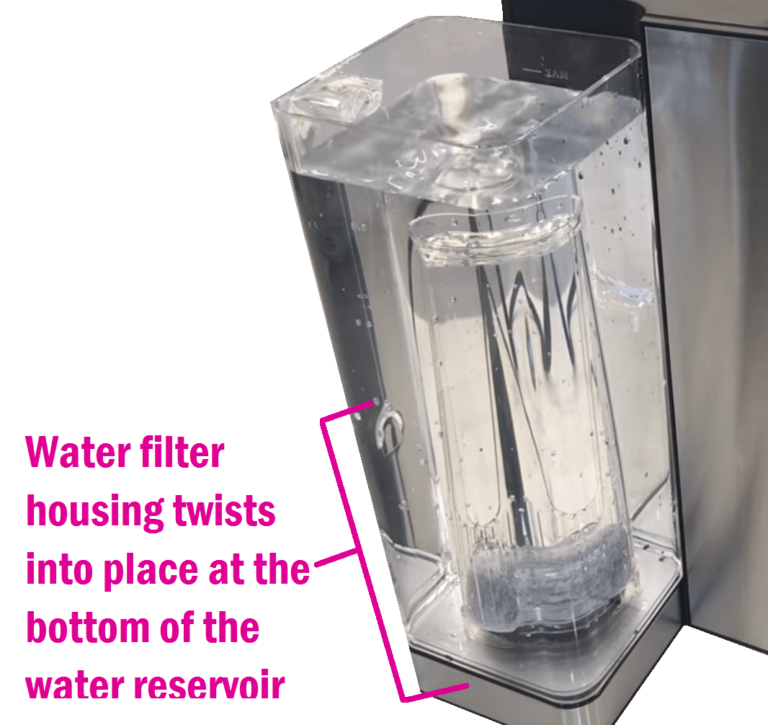 Keurig KSupreme Smart Plus Water Filter Housing Starter Kit Location